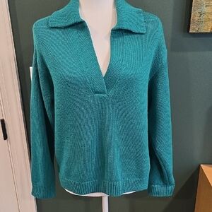 Banana Republic Textured Johnny Collar Sweater NWOT